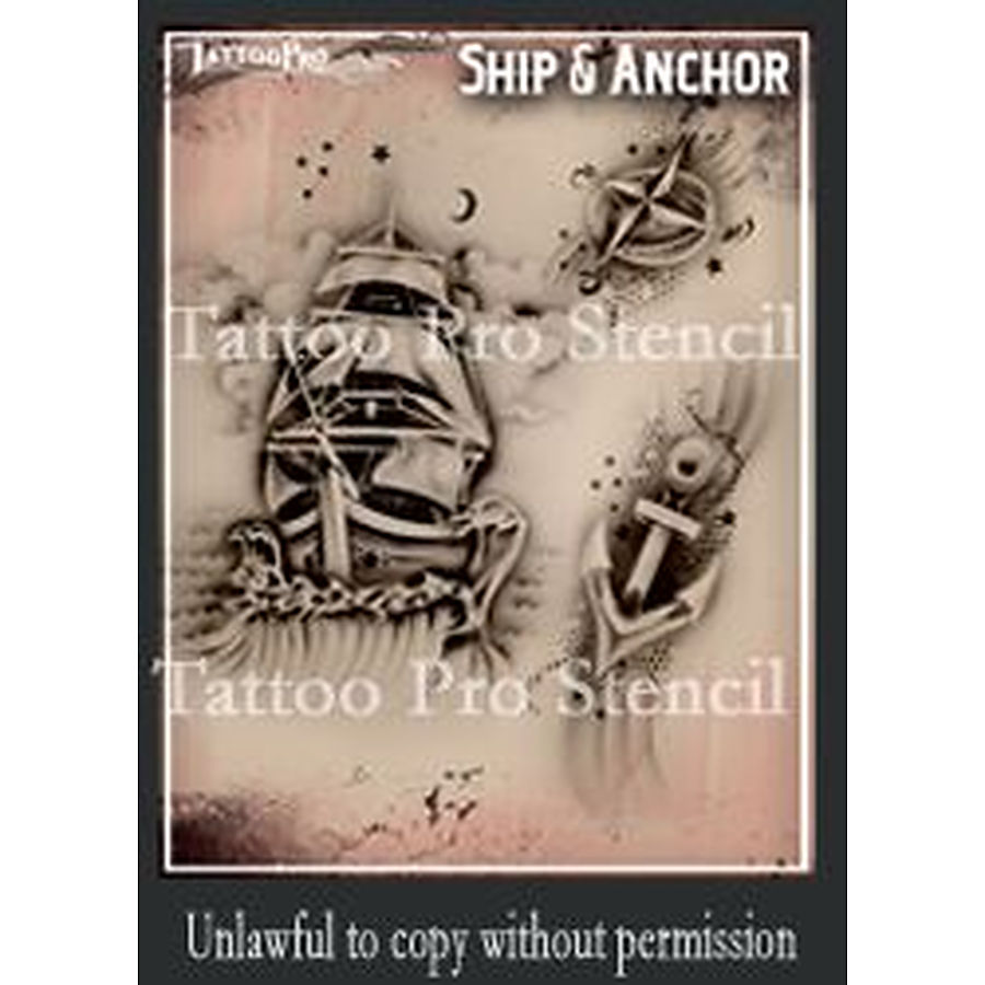 Tattoo Pro - Ship and Anchor - Image 1