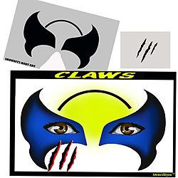 more on STENCIL EYES - Claws 11SE