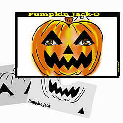 more on STENCIL EYES - Pumpkin Jack-O 54SE
