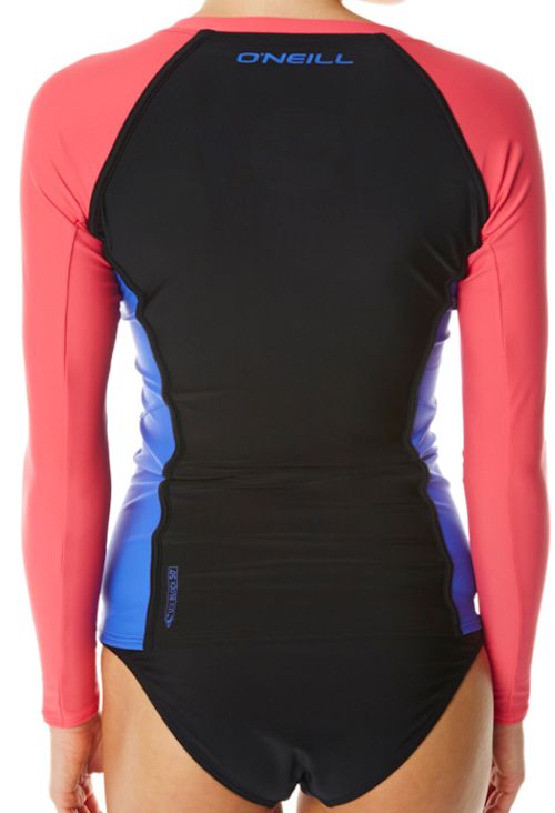 Oneill Originals L/S Zip Through Ladies Rash Vest