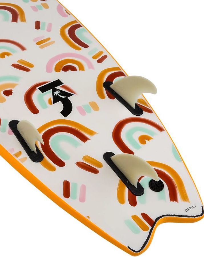 Catch Surf Odysea Skipper Pro Taj Burrow Tri Fin Softboard Pilsner - Image 2