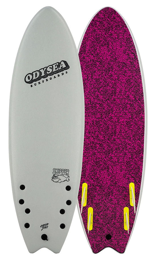 Catch Surf Odysea Skipper 2022 Cool Grey Quad Fin Softboard