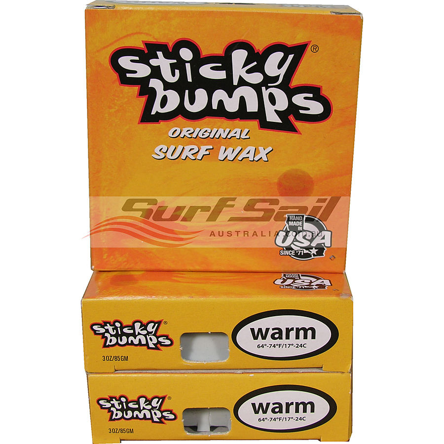 Sticky Bumps Warm Water Original Surf Wax 3 Pack
