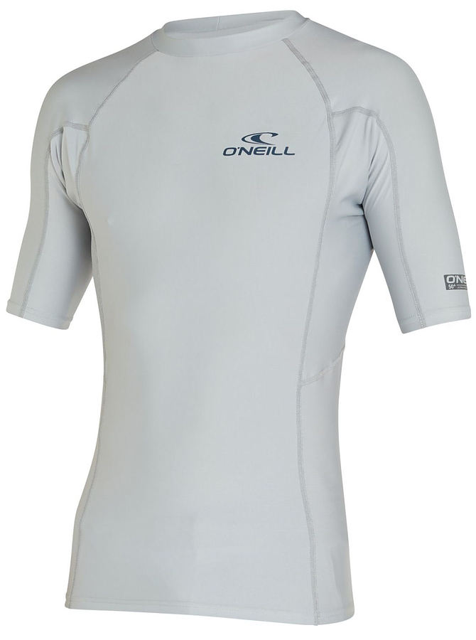 Oneill Reactor UV Short Sleeve Rash Vest Cool Grey