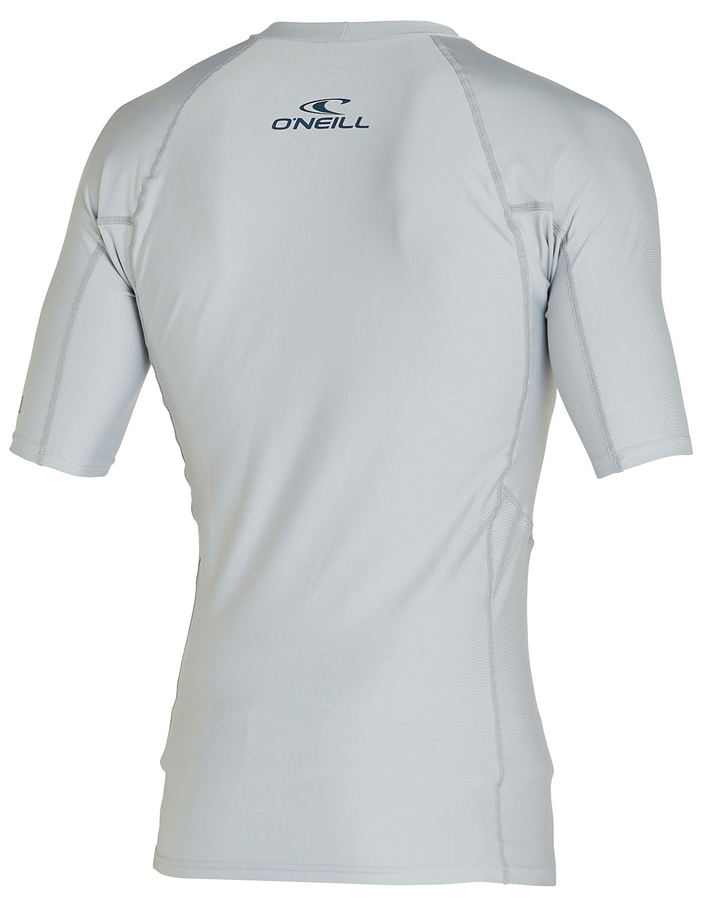 Oneill Reactor UV Short Sleeve Rash Vest Cool Grey - Image 2