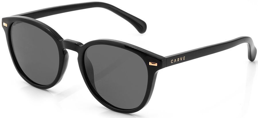 Carve Eyewear Oslo Gloss Black Dark Grey Sunglasses