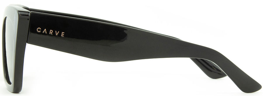 Carve Eyewear Tahoe Gloss Black Polarised Dark Grey Lens Sunglasses - Image 4