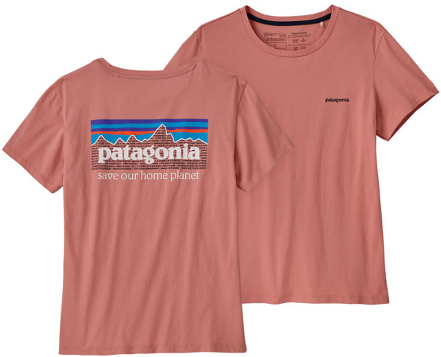 Patagonia W's P-6 Mission Responsibili Tee Sunfade Pink