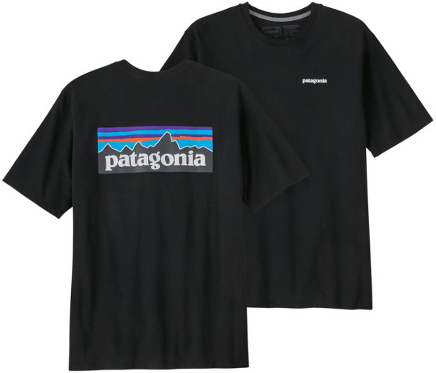 Patagonia Men's P-6 Logo Responsibili T-Shirt Black