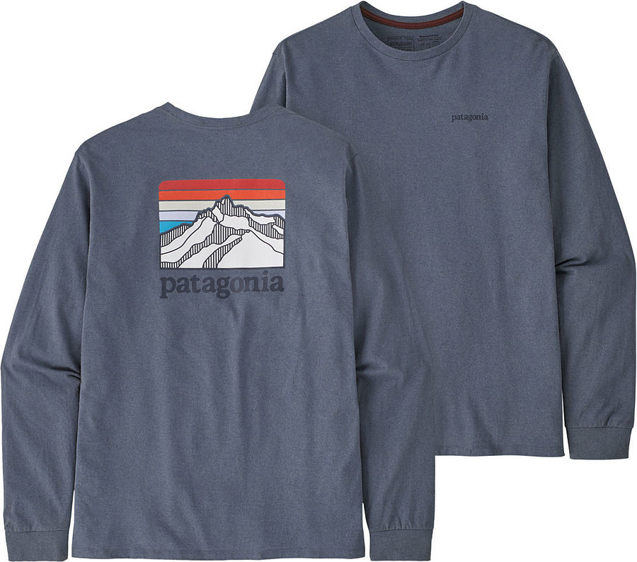 Patagonia Men's LS Line Logo Ridge Responsibili Plume Grey