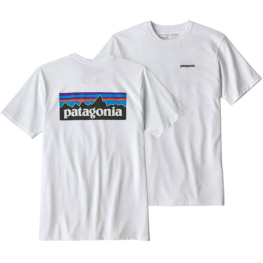 Patagonia Men's P-6 Logo Responsibili T-Shirt White