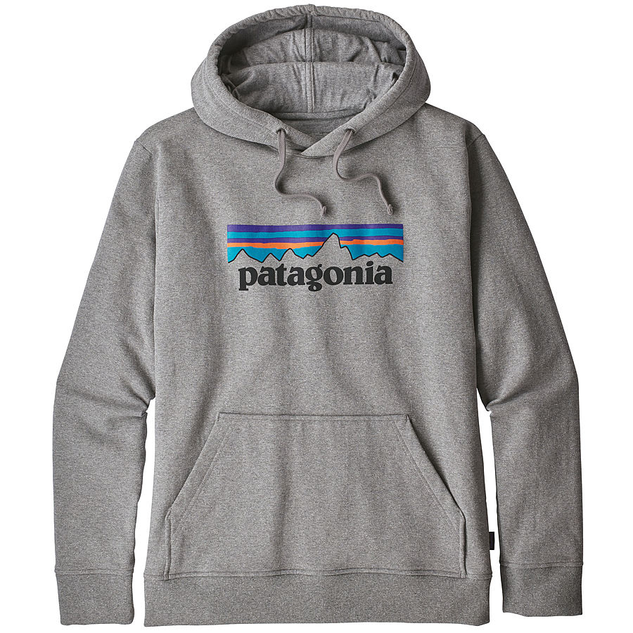 Patagonia Mens P-6 Logo Uprisal Hoody Gravel Heather