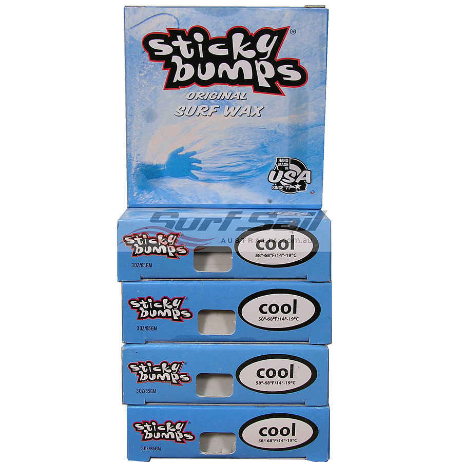 Sticky Bumps Cool Water Original Surf Wax 5 Pack