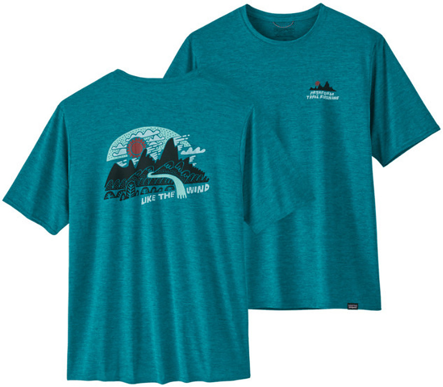 Patagonia M's Cap Cool Daily Graphic Shirt-Lands Belay Blue X-Dye