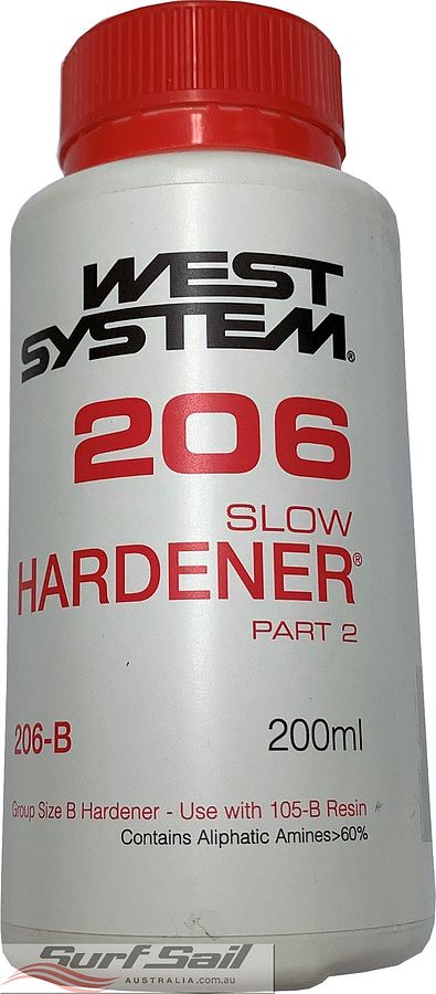 West System Epoxy Resin Hardener Only 200 ml H206
