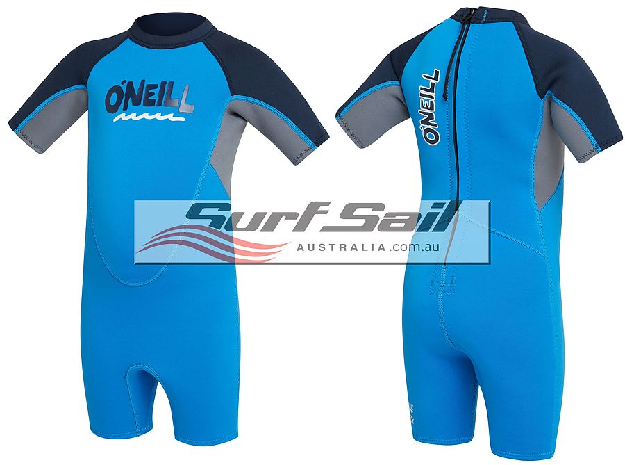 Oneill Toddler Reactor Spring Wetsuit Brite Blue Smoke Abyss