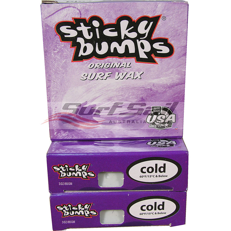 Sticky Bumps Cold Water Original Surf Wax 3 Pack