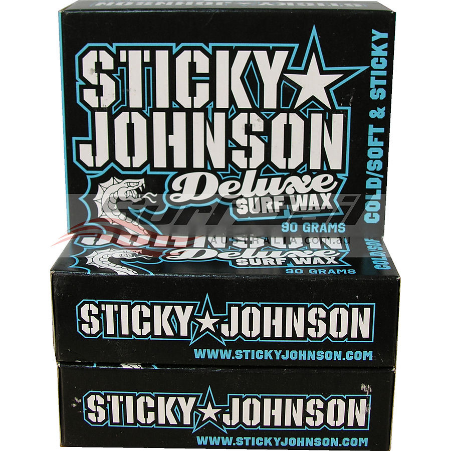Sticky Johnson Cold Water Deluxe Surf Wax 3 Pack