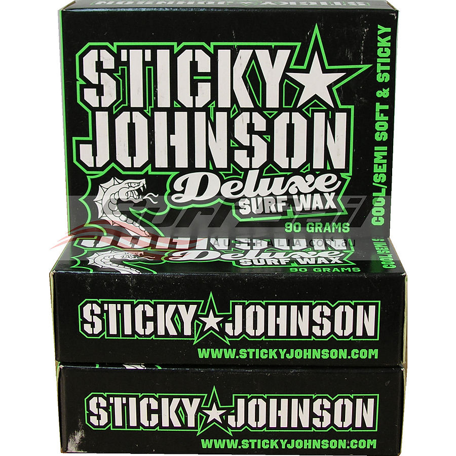 Sticky Johnson Cool Water Deluxe Surf Wax 3 Pack