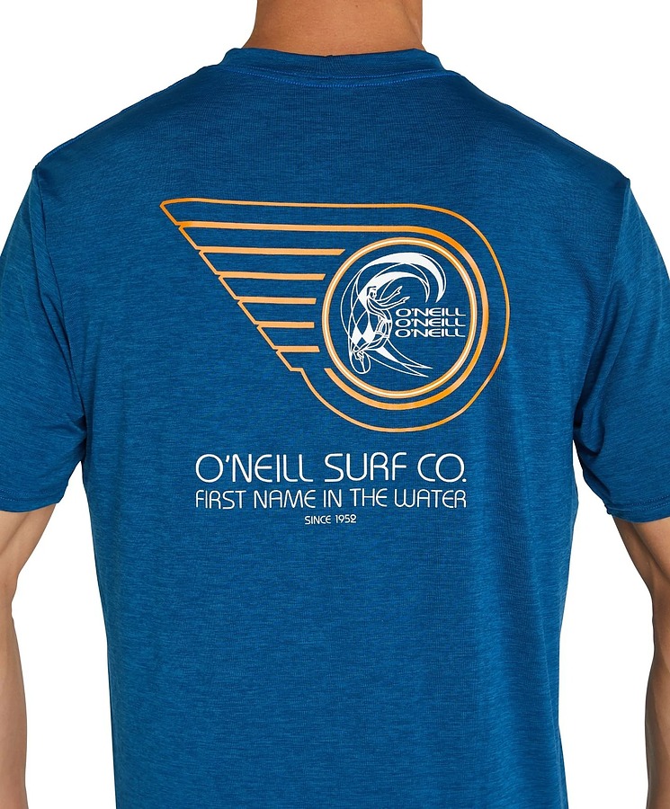Oneill Blueprint UV Short Sleeve Surf Tee Deep Sea - Image 2
