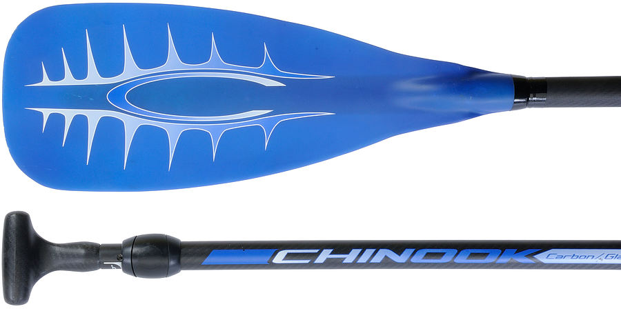 Chinook Hybrid Adjustable SUP Paddle Blue