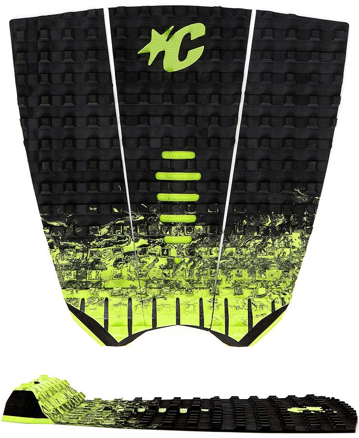 Creatures of Leisure Mick Fanning Traction Black Fade Lime