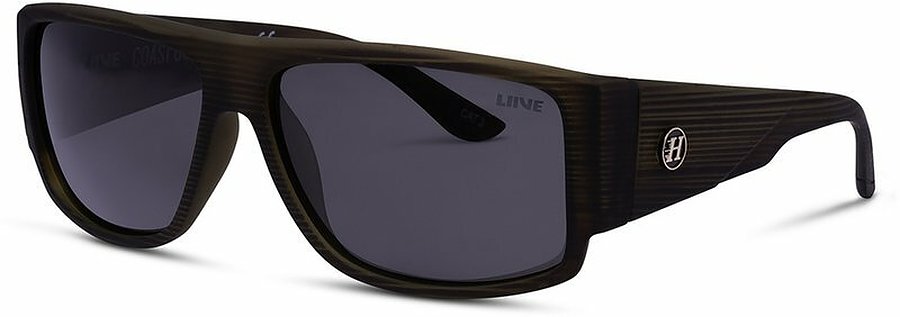 Liive Vision Coast Guard Brown Wood Polarised Sunglasses