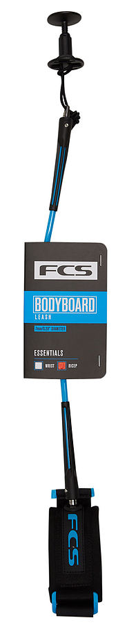 FCS Bodyboard Bicep Leash Black Blue