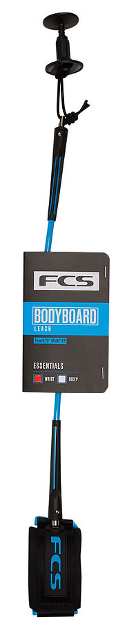 FCS Bodyboard Wrist Leash Black Blue