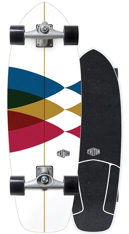 Carver Triton Spectral Raw CX Complete Surfskate Skateboard