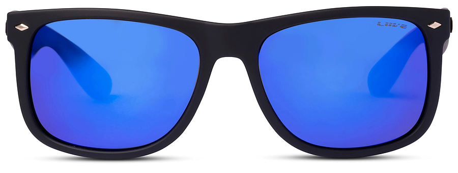 Liive Vision El Capitan Matt Black Mirror Polar Sunglasses - Image 2