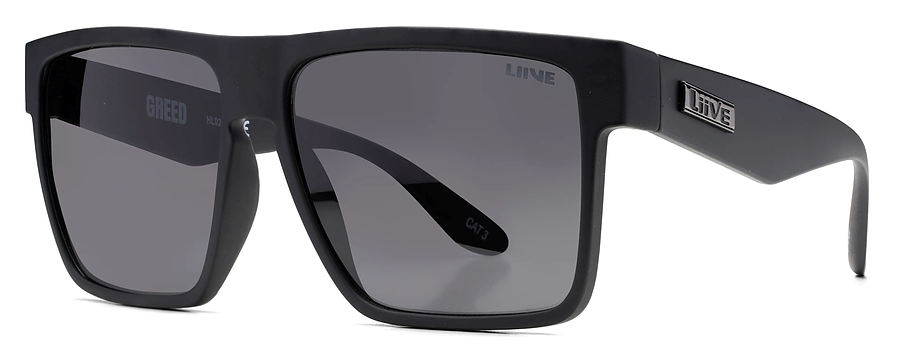 Liive Vision Greed Matt Black Sunglasses