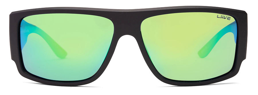 Liive Vision Machette Mirror Polar Matt Black Sunglasses - Image 2
