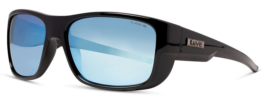 Liive Vision The Admiral Mirror Polar Black Sunglasses