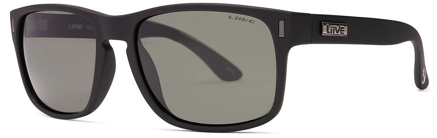 Liive Vision The Lewy Matt Black Polarised Sunglasses