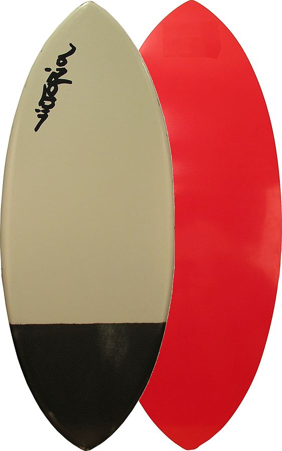 Victoria Skimboards Poly Lift Carbon Grey Red M Skimboard