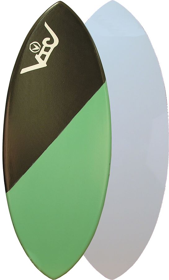 Victoria Skimboards Poly Lift Carbon Green Skimboard 2XL