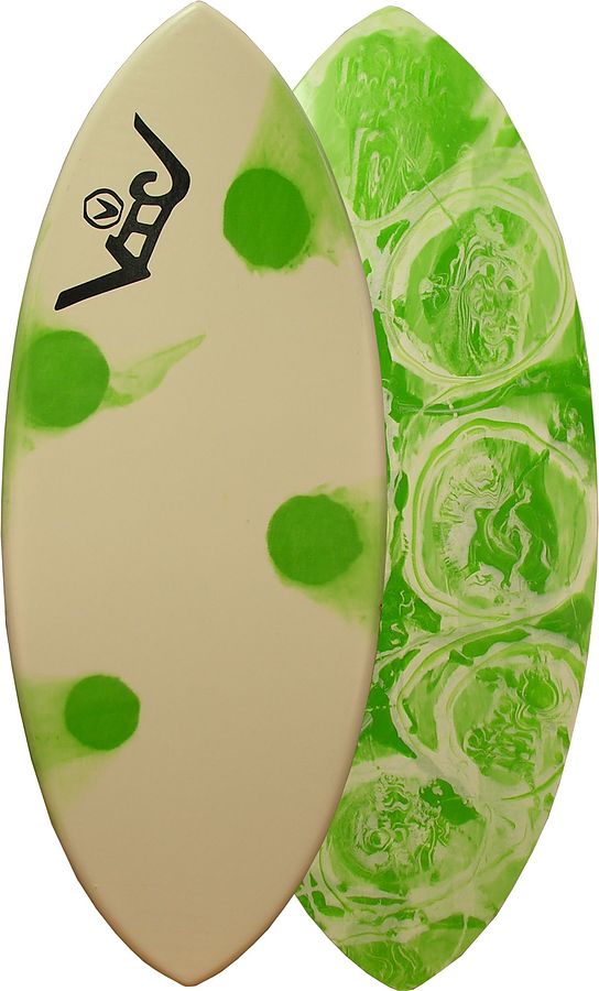 Victoria Skimboards Poly Lift EGlass Lime Dots Lime Marble L Skimboard