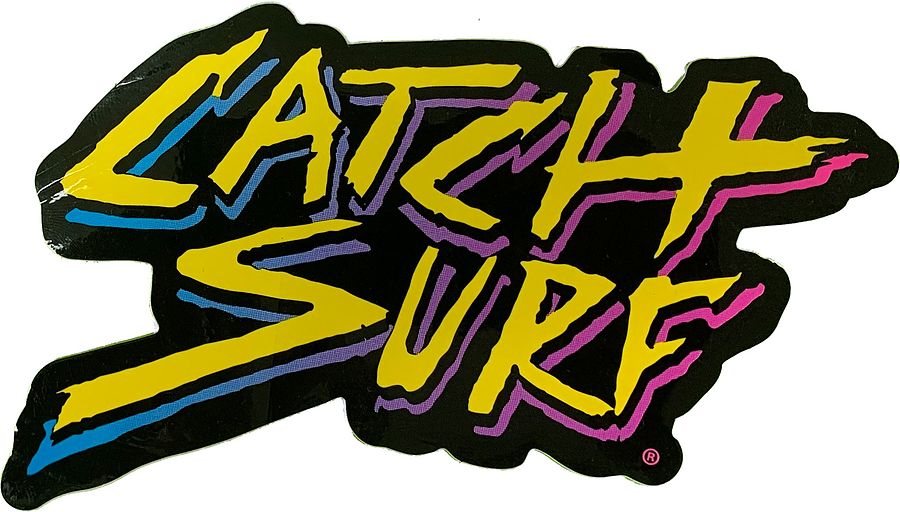 Catch Surf Tropical Logo Sticker Yellow