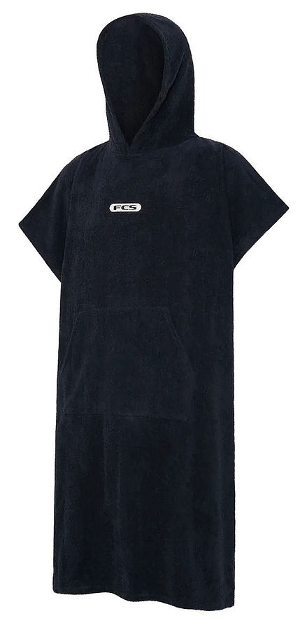 FCS Poncho Beach Towel Black