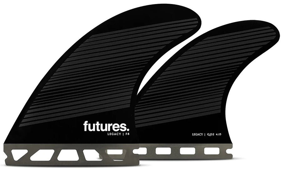 Futures F8 Legacy HC Grey Black Five Fin Set