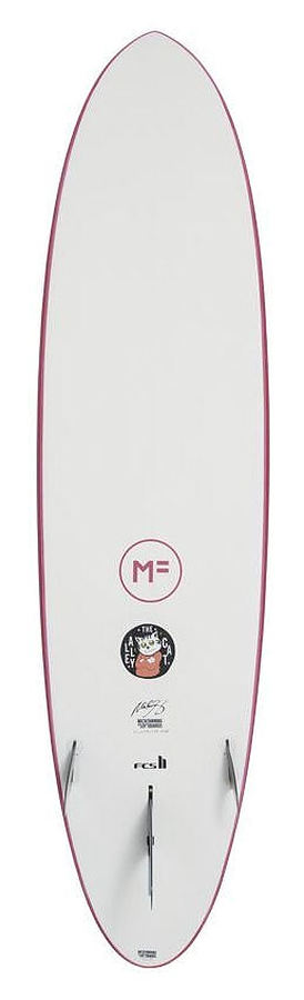 Mick Fanning Softboards Alley Cat Merlot FCS II 8 Foot 6 Inches - Image 2
