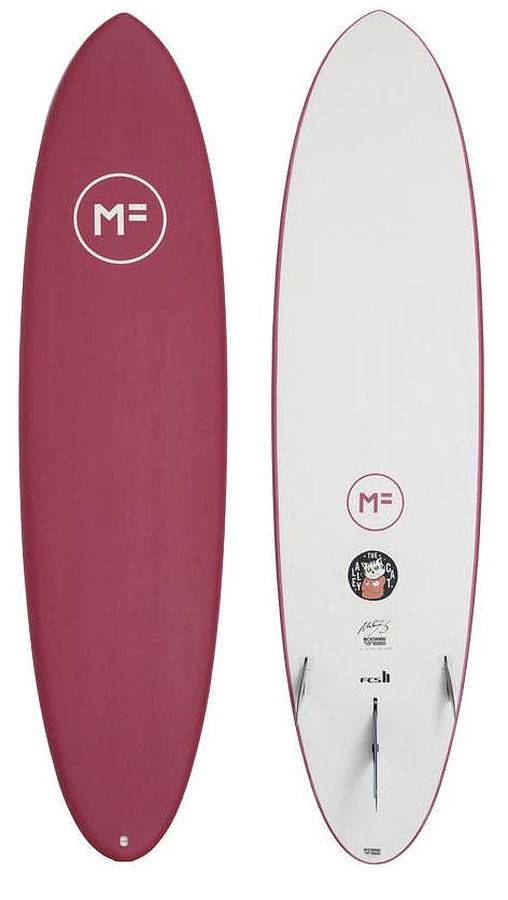 Mick Fanning Softboards Alley Cat Merlot FCS II 8 Foot 6 Inches