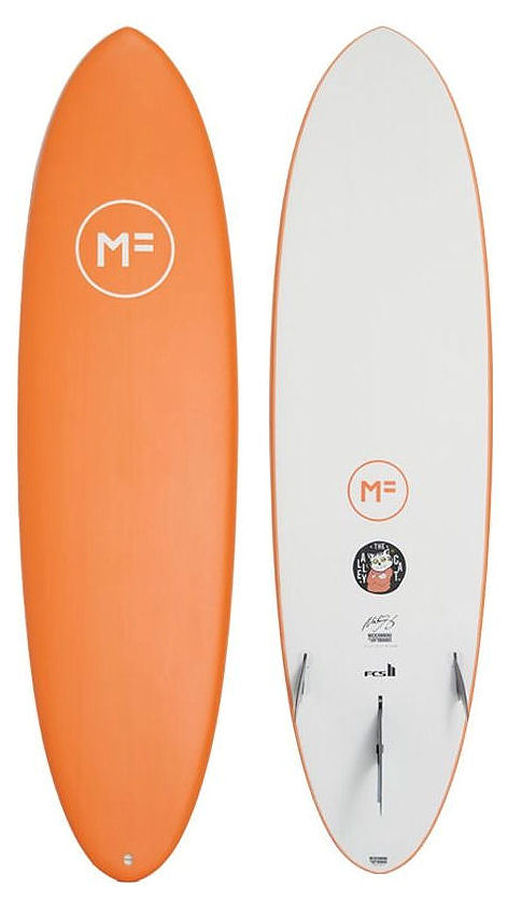 Mick Fanning Softboards Alley Cat Orange FCS II 8 Foot 0 Inches