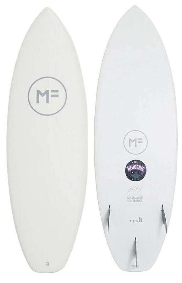 Mick Fanning Softboards Neugenie White FCS II 5 Foot 10 Inches