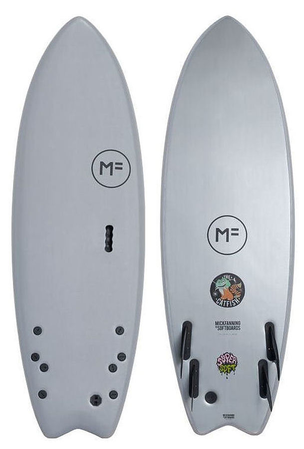 Mick Fanning Softboards Catfish Super Soft Grey 6 Foot 0 Inches