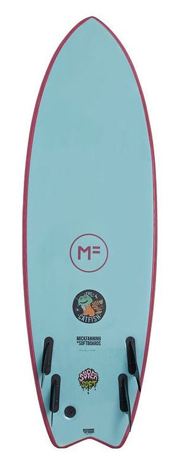 Mick Fanning Softboards Catfish Super Soft  Merlot 5 Foot 10 Inches - Image 2
