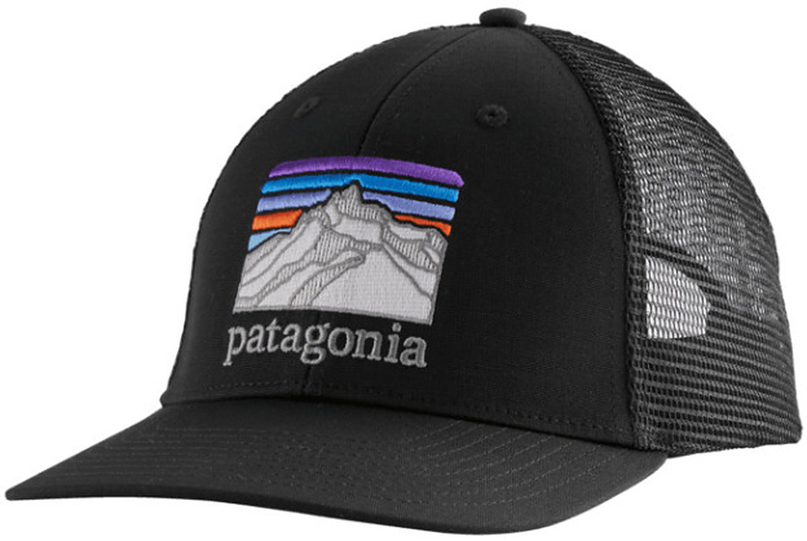 Patagonia Line Logo Ridge LoPro Men's Trucker Cap Black