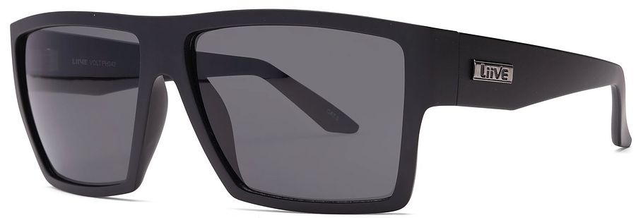 Liive Vision Volt Matt Black Sunglasses