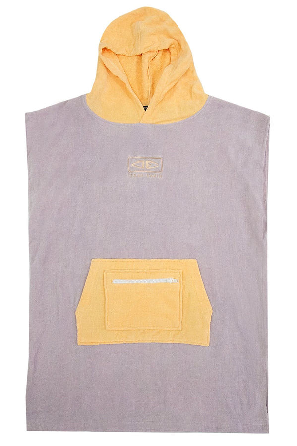 Ocean and Earth Youth Hooded Poncho Lavender